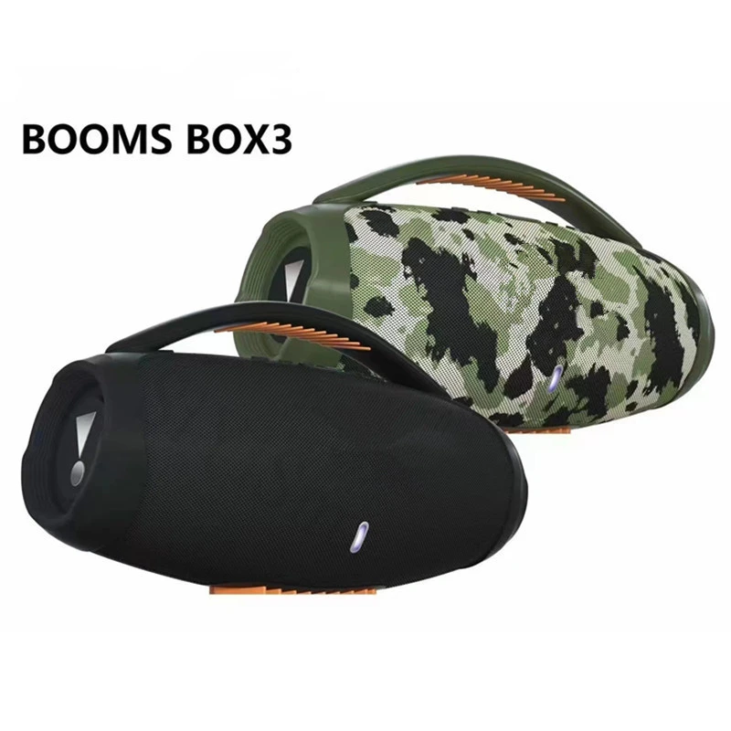 Booms Box 3 High Power 40W Bluetooth Speaker Portable Waterproof Wireless Subwoofer 360 Stereo Surround TWS Caixa De Som Speaker