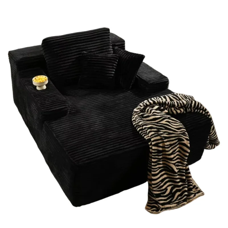 

Foreign trade cross-border compression sponge sofa corduroy recliner integrated molding frameless Amazon compression sofa custom