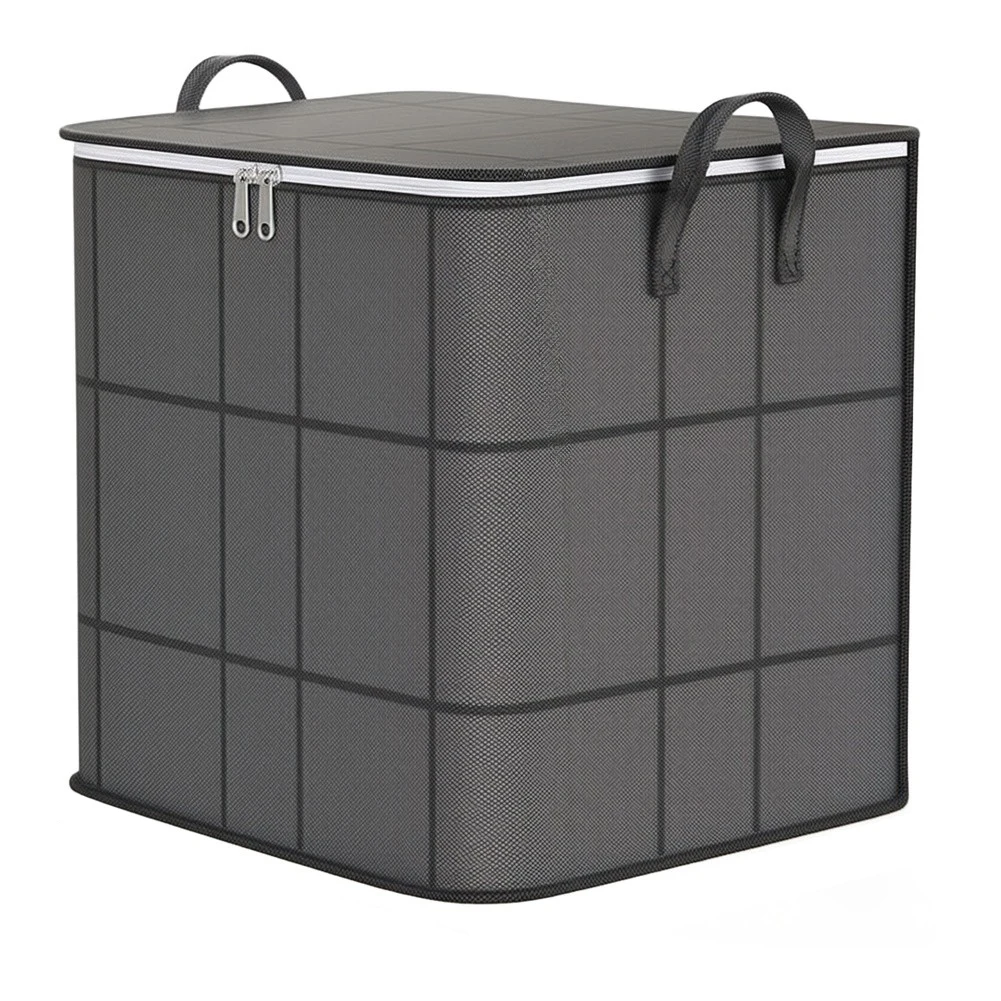 Spacious Non Woven Fabric Storage Bag for Quilts Clothes Bedding and Seasonal Items with Simple Design and Practical Utility