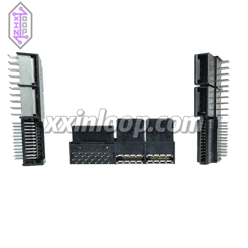 

45984-4143 power board connector right angle receptacle hybrid 28 positions 4 power 24 signal 30A 250VAC through hole mount⠀