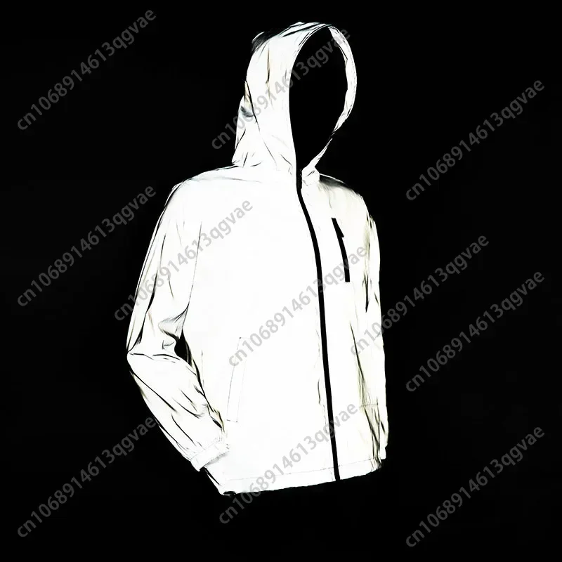 Rapper YoungBoy Never Broke Again Reflective Jacket Mens Womens Coat Hooded Windbreaker Pocket Jackets Cycling Custom Hoodie