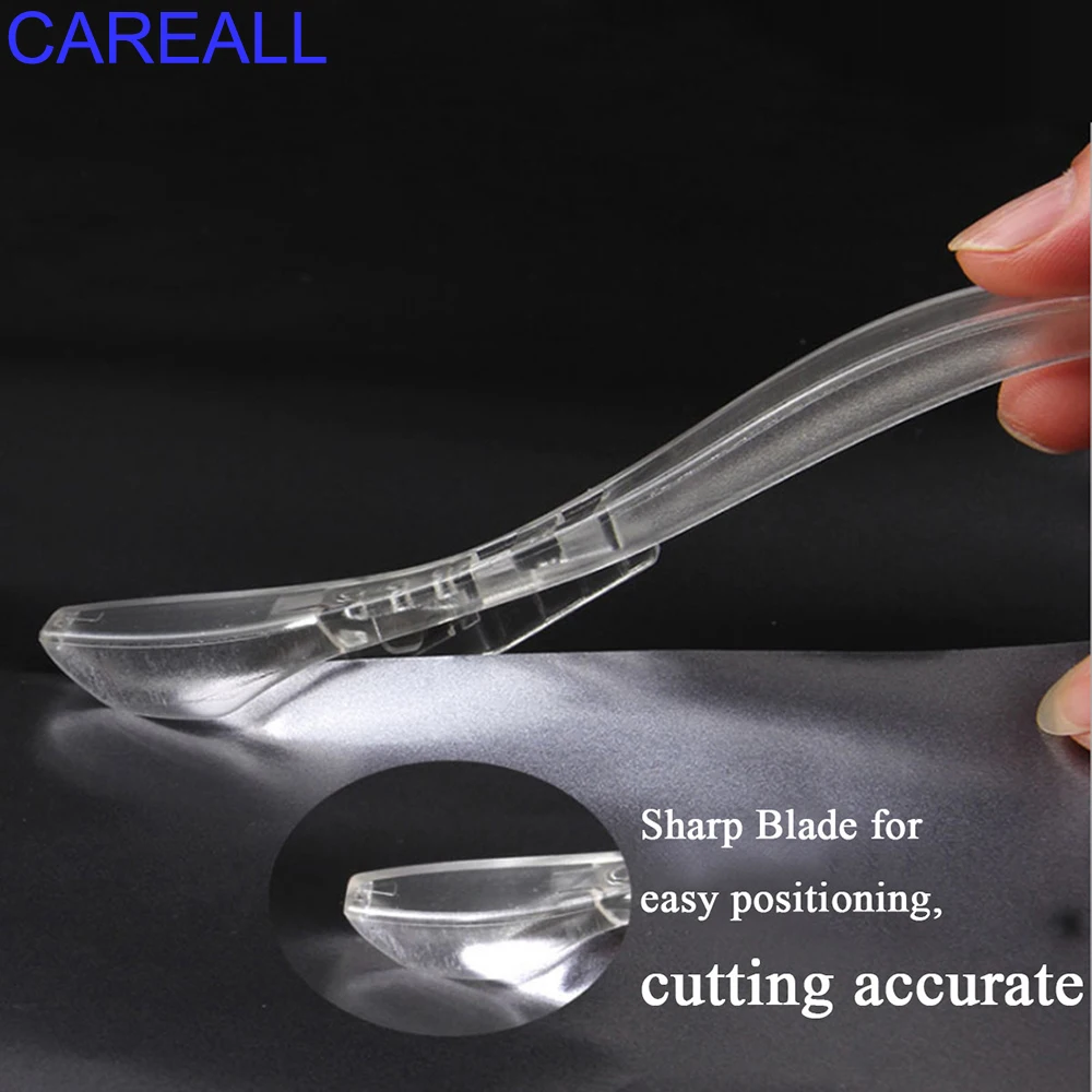 CAREALL Car Vinyl Wrap Film Cutter Safety Sticker Cut Tool Carbon Fiber Gift Wrapping Wallpaper Hidden Blade Knife Backslitter