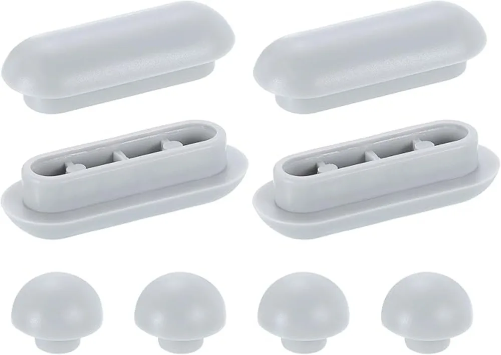 4 pcs Toilet Lid Cushion Brand New Toilet Seat Cushion Rubber Pad Buffers Pack White Stop Bumper Universal Type Shock Absorber