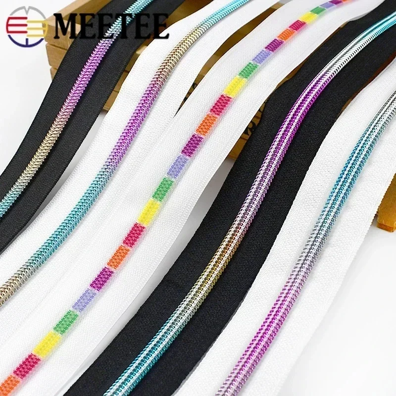 5# Nylon Zipper for Sewing Coil Plastic Zippers Tape Clothes Shoes Purse Zip By The Meter Repair Kit DIY Replacement Accessories