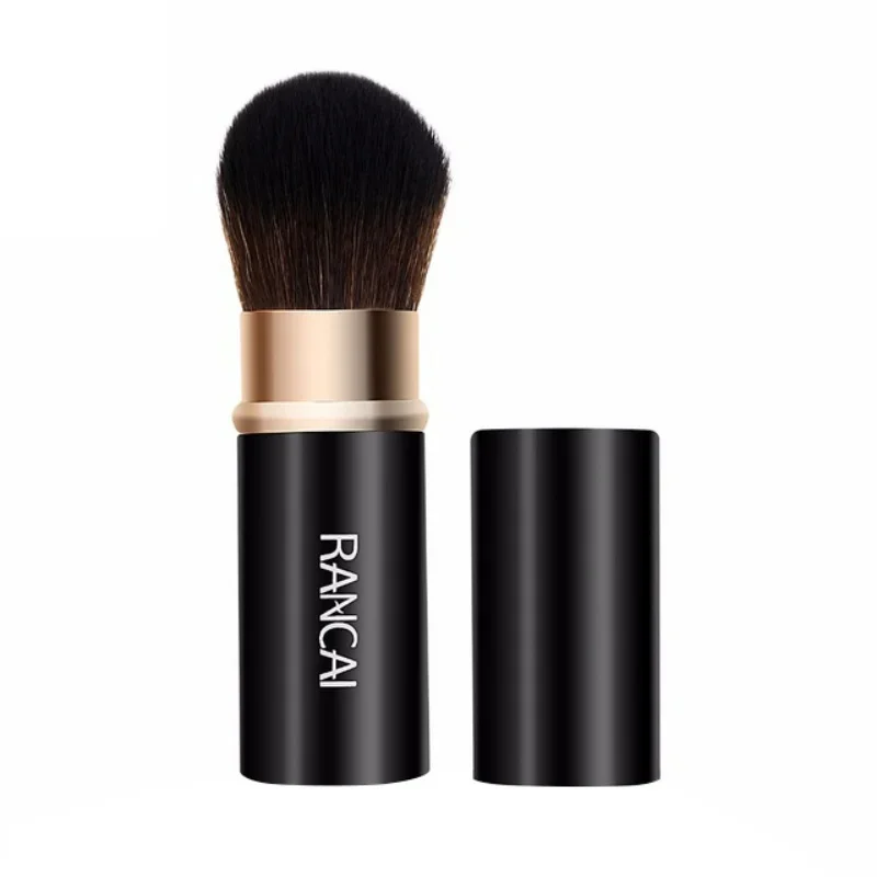1 pezzo pennelli per trucco retrattili fondotinta in polvere per sfumare fard strumenti cosmetici portatili per trucco