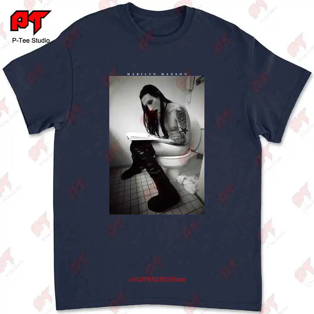 Marilyn Manson T Shirt Titan Of The Toilet Poster Image Mens M 2Xl New 6XU5