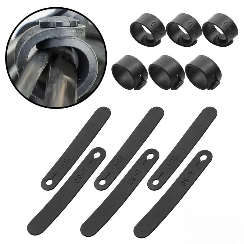 

5 шт. резиновых эластичных фиксаторов для мотоциклетных кабелей, проводки, силовых шнуров, тросов сцепления и тормозов