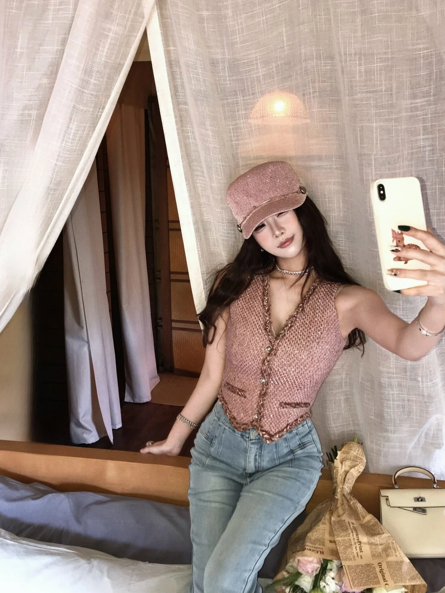 

Новый вязаный жилет Newdadada: модный женский укороченный топ с V-образным вырезом, прямым кроем, на одной пуговице, из шерстяной смеси, с эффектом утяжки талии, теплый