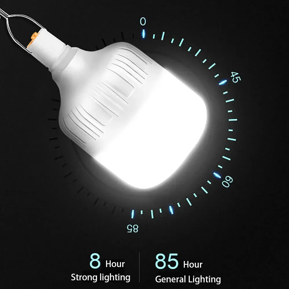 10PCS USB charging portable camping light bulb Tent lighting lamp Portable light led emergency light bulb with hook light