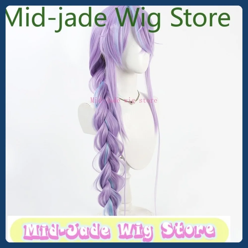 Peruka Mid-jade Wig Store VTuber Hoshirube Shosei Cosplay Halloween Anime Gra Role-playing Syntetyczne Włosy Rekwizyty do Przebrań