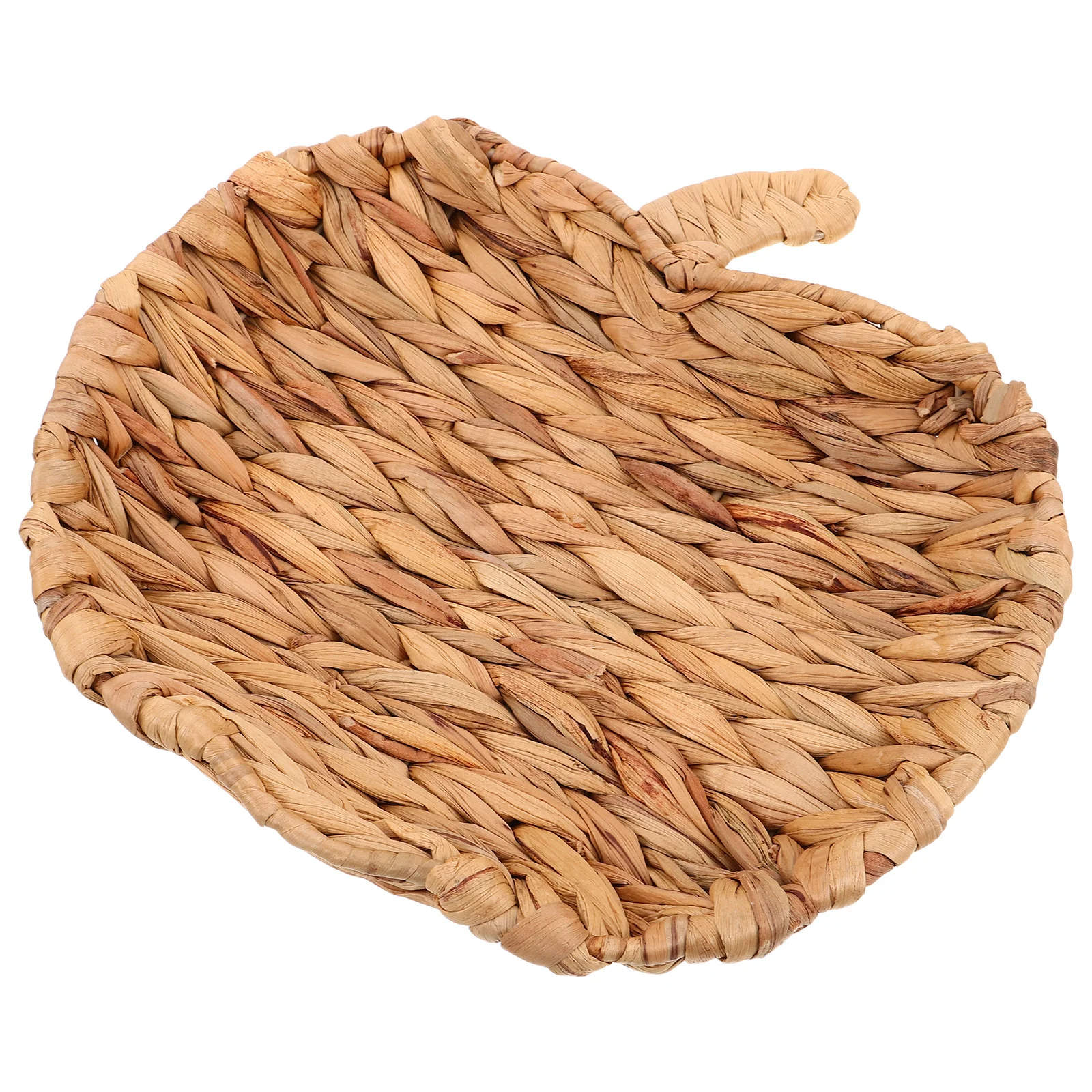 

Farmhouse Woven Apple Shaped Decorative Tray Basket Storage Organizer Kitchen Counter Coffee Table Retro Christmas Centerpiece