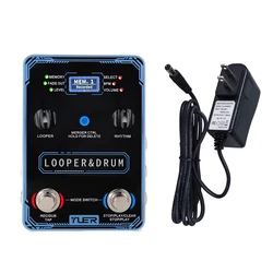 Guitar Looper Drum Machine Guitar Pedals Phrase Loops＆Drum 40 Storage 100 Drum Rhythms 10 Metronomes Function Guitar Bass Parts