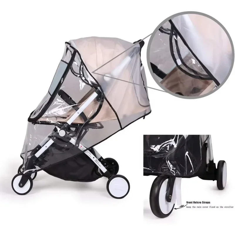 Universeller Regenschutz für Kinderwagen, Kinderwagen, Buggy, Kinderwagen, Baby-Reise-Wetterschutz