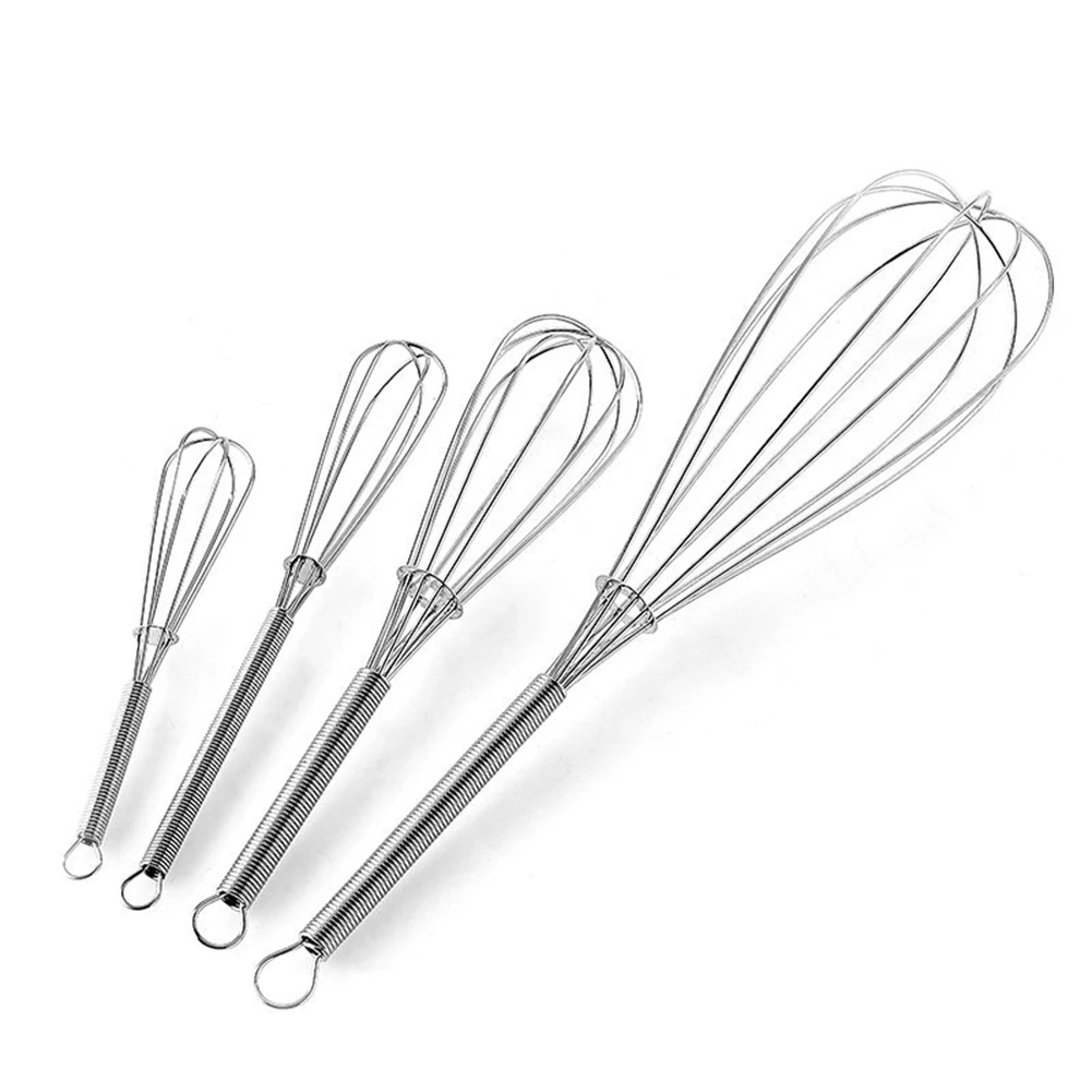 Balloon Wire Whisk Stainless Steel Manual Kitchen Whisk Handheld Whisk for Mixing Whisking Beating Stirring