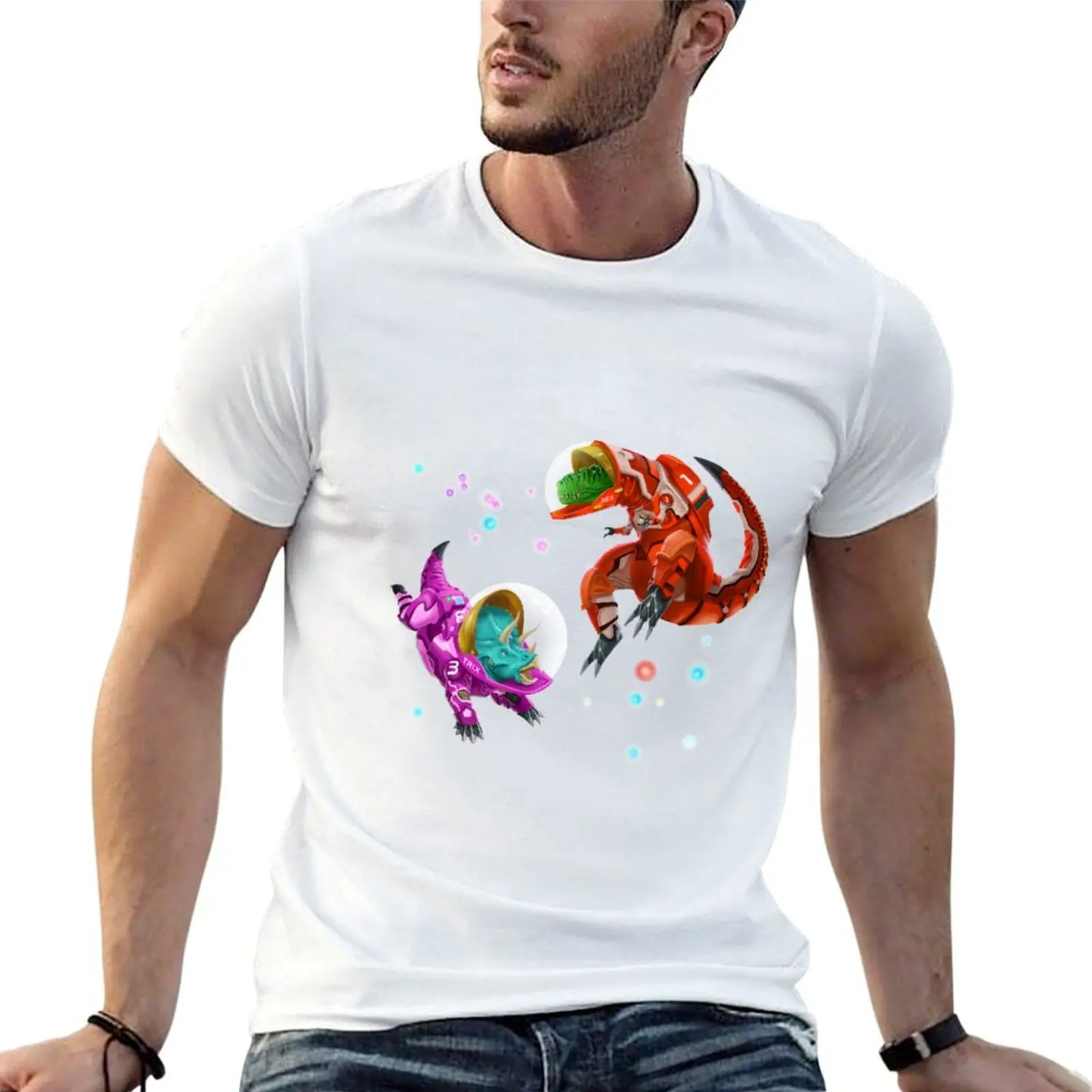 

T-Shirt essential Dinosaur funny t shirts shirt t cotton Astronauts