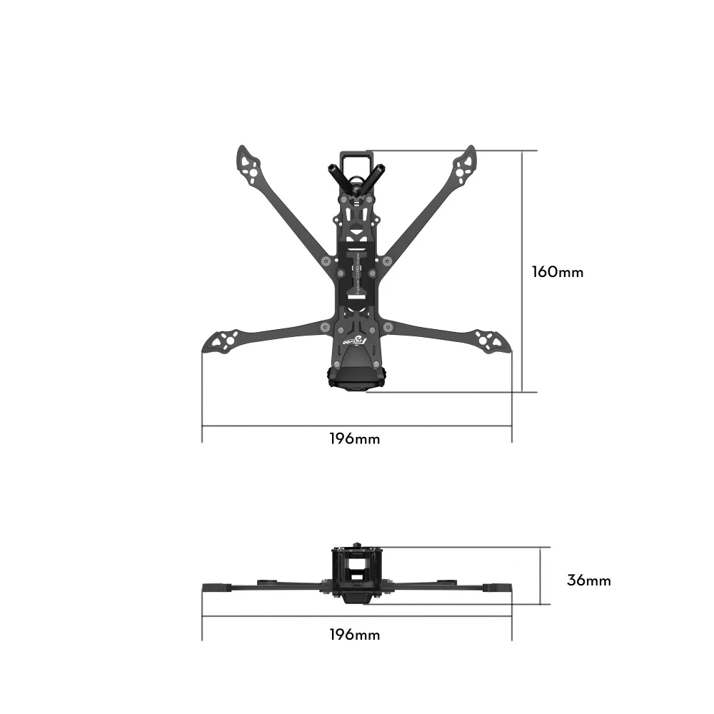 Flywoo Explorer LR O3/O4/O4 PRO LR 4 ''Kit de cadre Walksnail le drone Fpv Ultra-Compact ultime, pièces de bricolage, accessoires RC