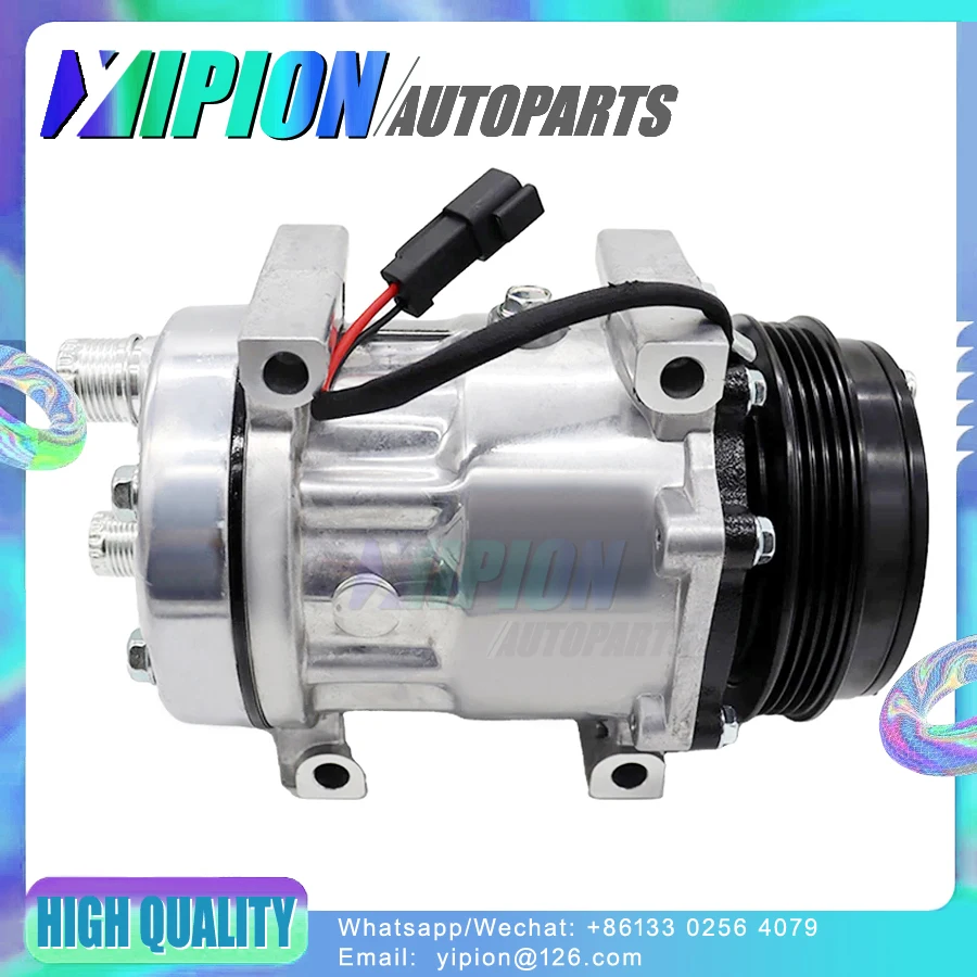 New For Sanden sd7h15 compressor aircon pump For LAND ROVER DEFENDER LD Pickup 2.5 Td5 JPB101200 TSP0155160 8FK351132231 SD 8076