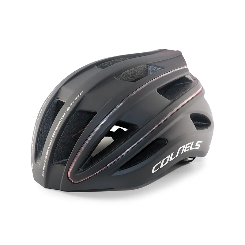 Casco de Bicicleta con luces LED para hombre y mujer, gorra de seguridad para ciclismo profesional, deportes al aire libre