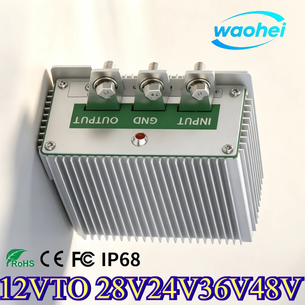Convertisseur de puissance DC 12V vers 24V/28V 20A/25A/30A/40A, amplificateur à large plage de tension d'entrée 9-35V vers 36V, onduleur 24V20A 36V20A, transformateur CE
