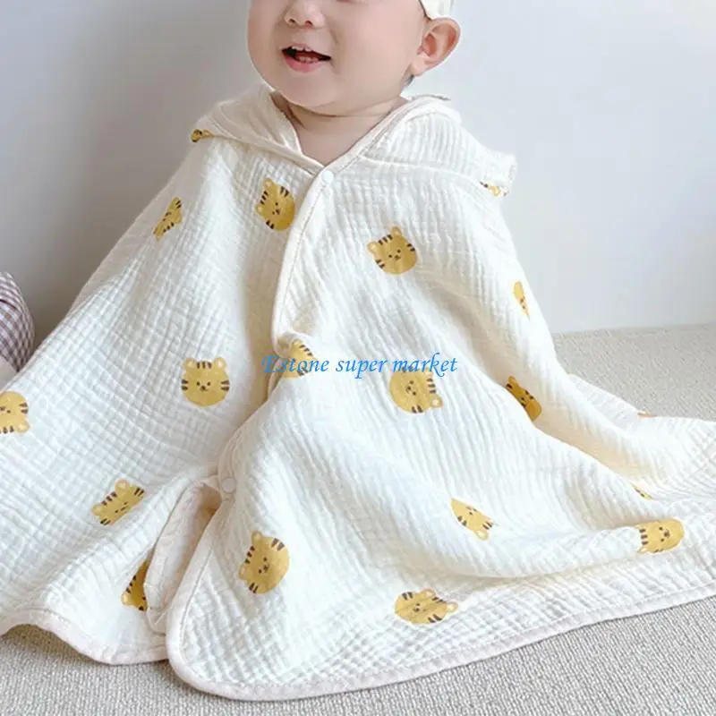 090b 면화 후드 타월 유아 선생의 선 스크린 타월 베이비 소년 소녀 해변 수영장 놀이