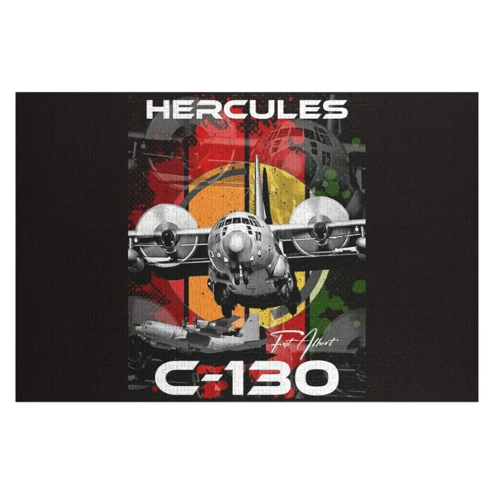 

C-130 Hercules Military Aircraft Jigsaw Puzzle Personalized Gift Wood Adults Puzzle