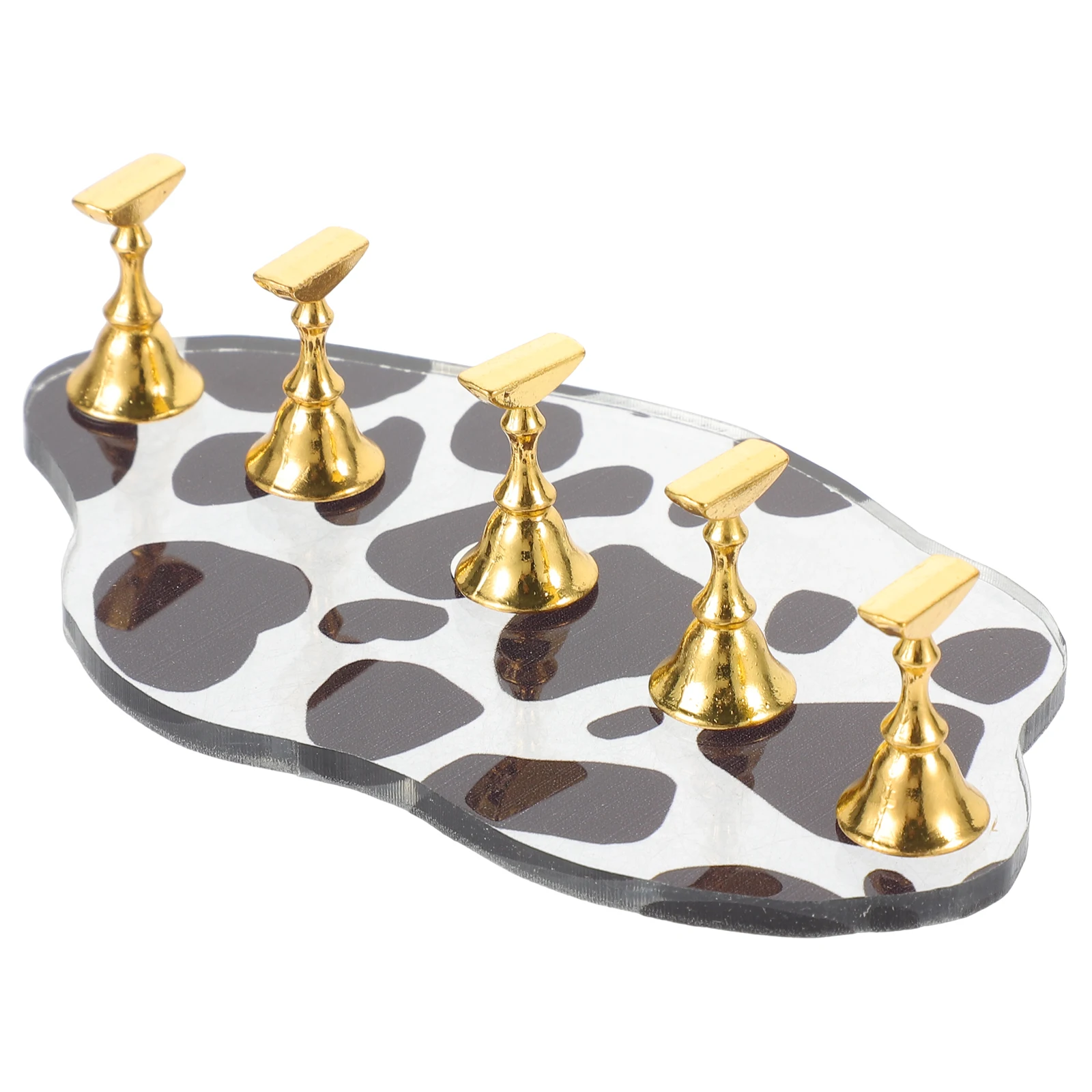 

2Sets Nail Art Practice Stands Acrylic Display Holder Durable Long-Lasting Versatile Design Stable Support Easy Carry