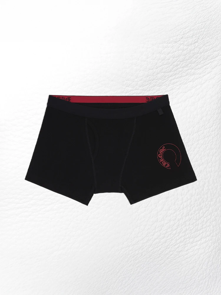 Eponym Basic Elastic Boxer Briefs Men's Women's Mid-Waist Flat Angle Underwear Pure Cotton Single Layer Sporty All Seasons