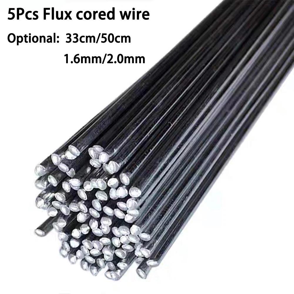 5PCS Aluminum Welding Rod No Need Solder Powder 330/500mm 1.6/2mm Low Temperature Flux Cored Wire Silver Welding Supplies