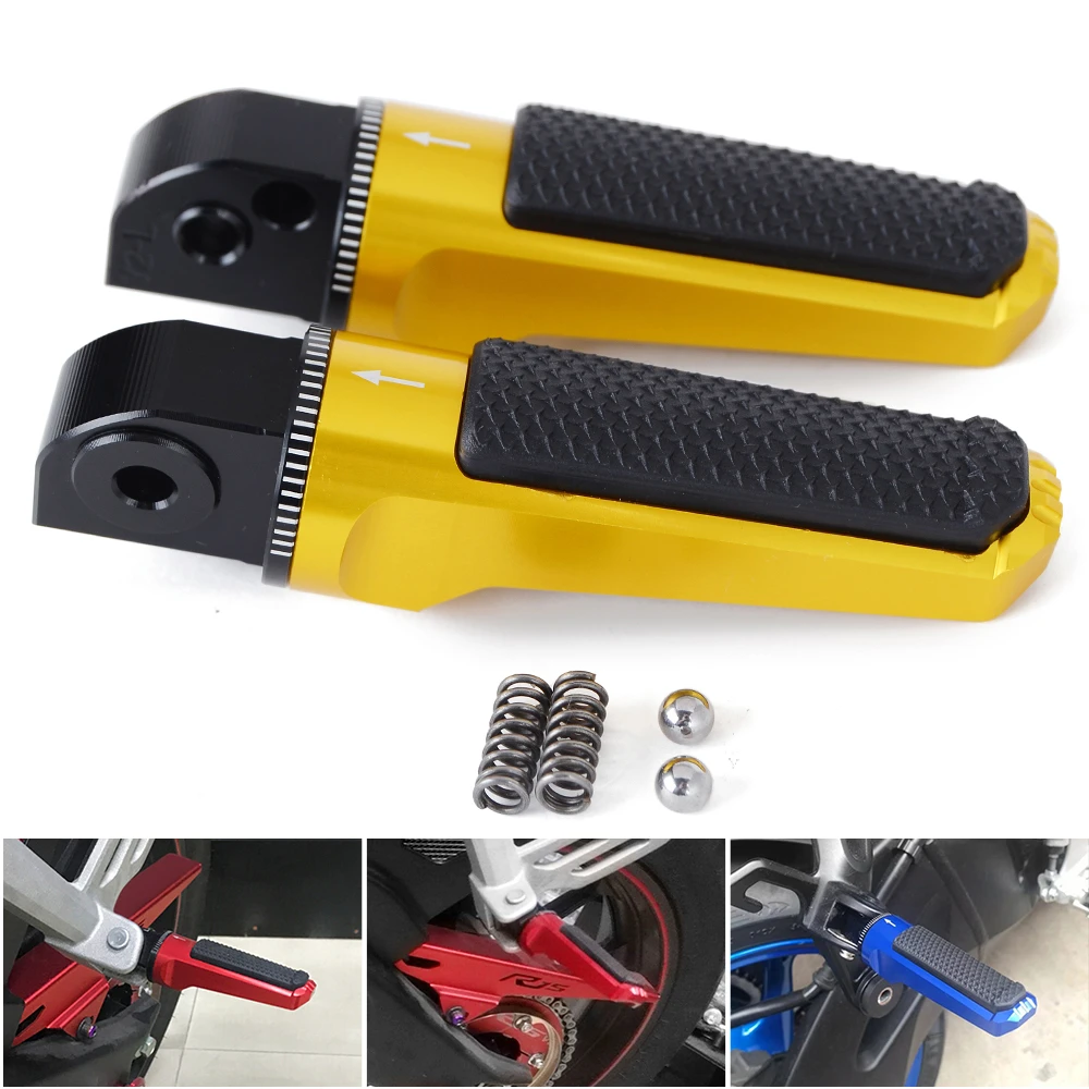 Motorcycle Front Rear Foot Pegs Footrest For YAMAHA YZF-R1 YZF R1 2002-2020 YZF-R1M 2017-2020 YZF-R6 2003-2020