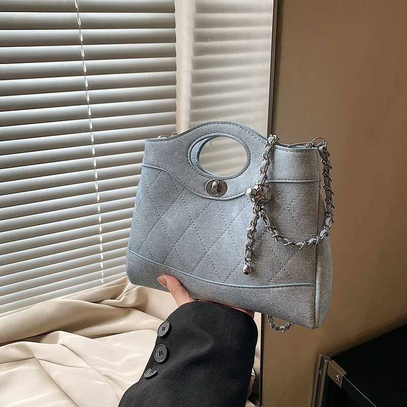 

2025 French Retro Tote Women Summer Comfy Shoulder Bag Anti-Trend Pebbled Crossbody Convertible Top Handle Work Chic Day Purse