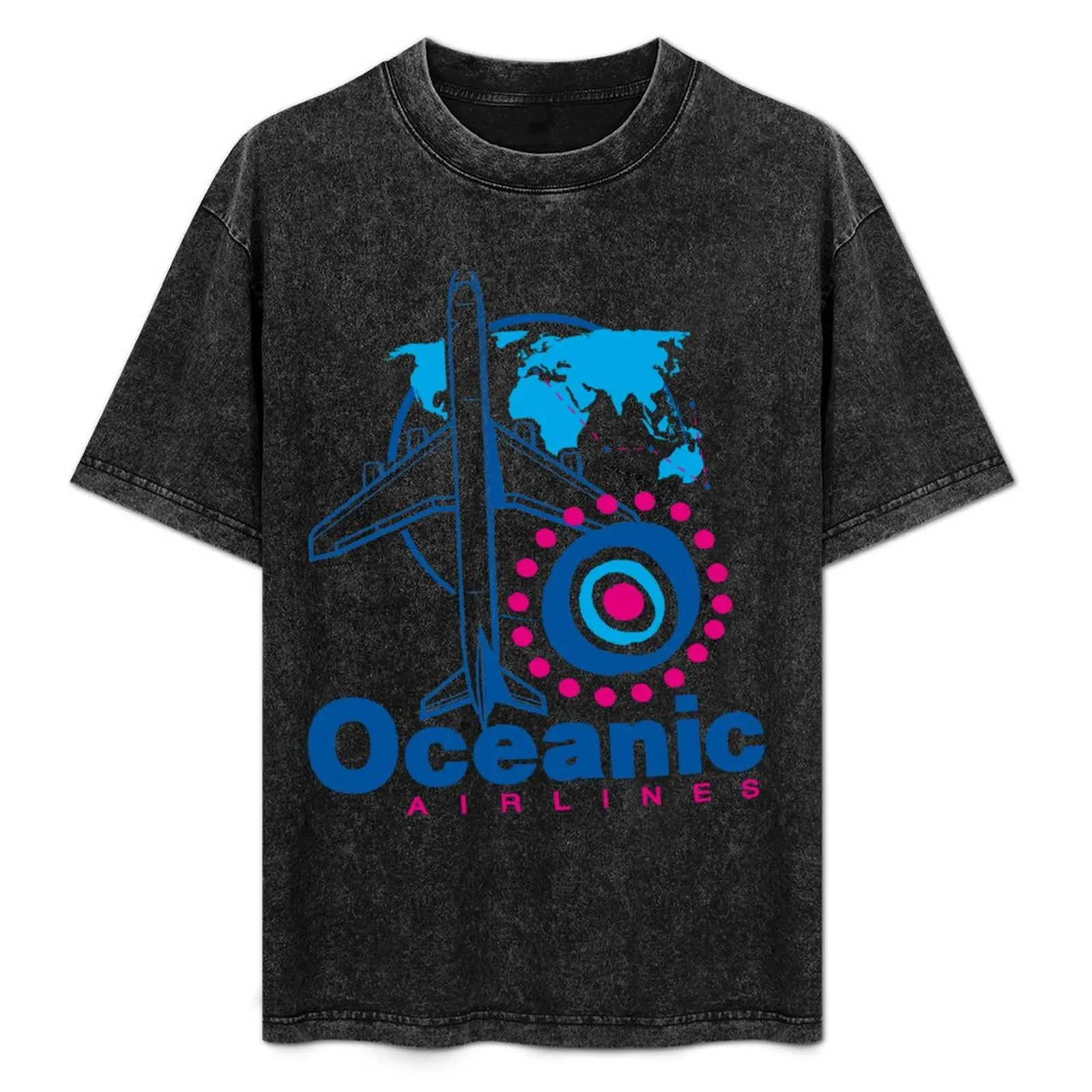 Oceanic Airlines T-Shirt anime t shirts quick-drying men clothes