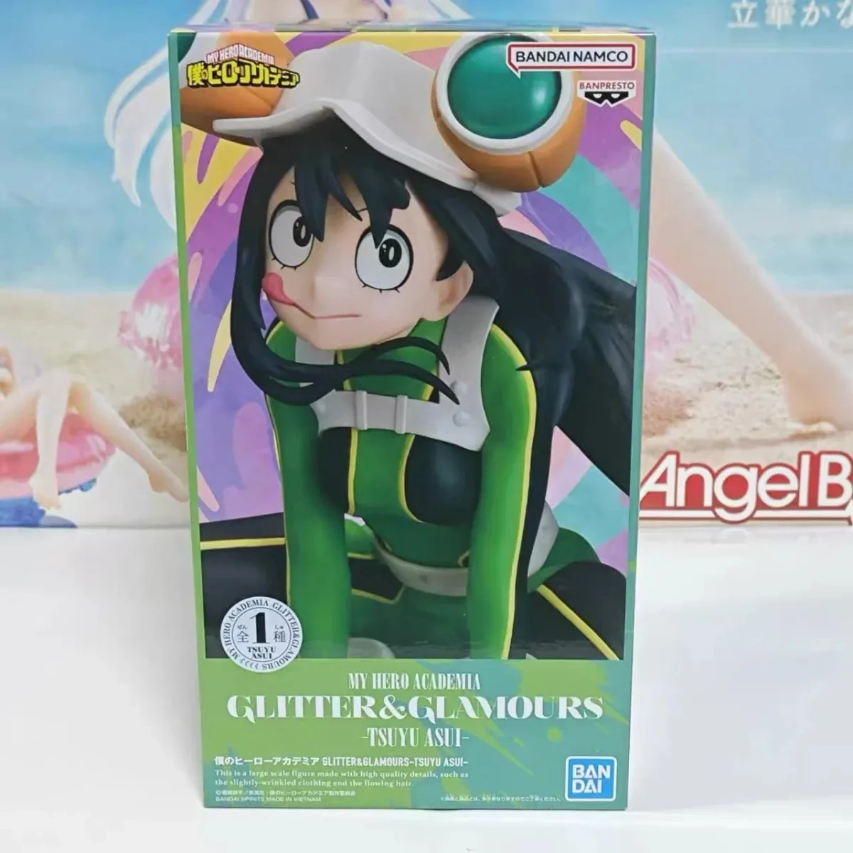 Bandai BANPRESTO mon héros académique Asui Tsuyu figurine PVC modèle à collectionner jouet cadeau paillettes et GLAMOURS Original