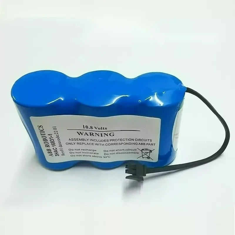 For ABB 3HAC16831-1 10.8V Robot Arm CPU Non-rechargeable Lithium Battery Pack