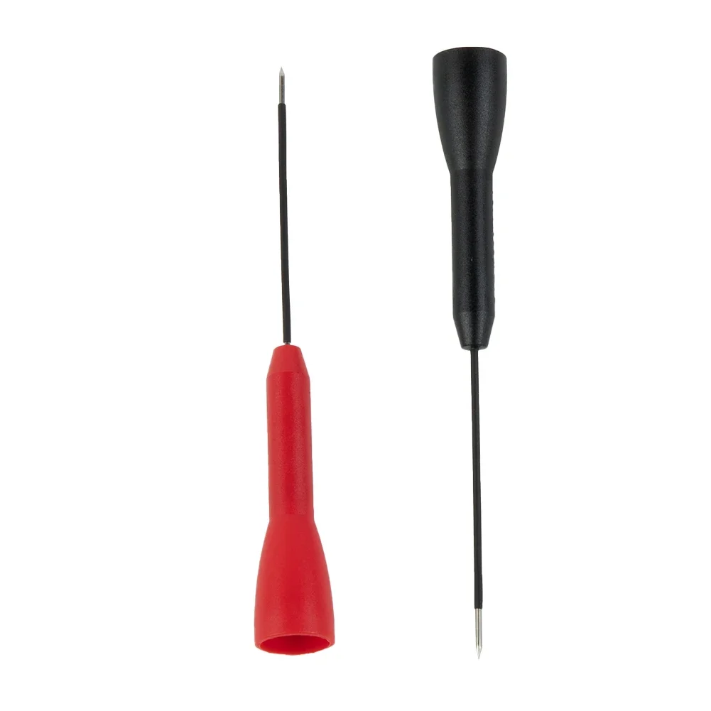 2Pcs Multimeter Test Lead Extention Back Probe Needle Pins 2pcs Insulation Piercing Tip 600V 10A Nondestructive Multimeter