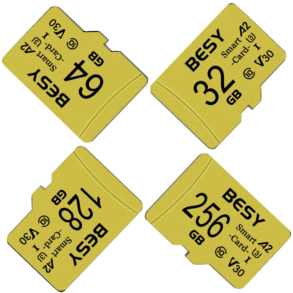 

Мини-SD-карта BESY Class 10, 128 ГБ, 64 ГБ, флэш-память, 32 ГБ, Micro TF-карта, автомобильный рекордер для вождения, камера