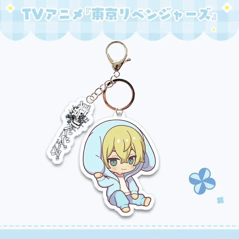 Tokyo Revengers Figure Acrylic Keychain Hanagaki Takemichi Anime Merchandise 2D Pendant Collectible Accessories Gift for Fans