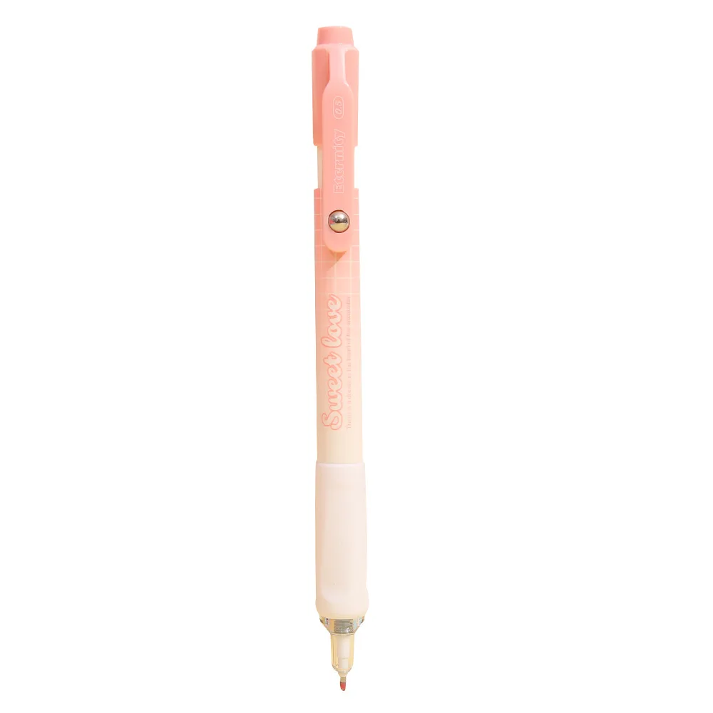 High color value st head brush pen blush press gel pen office supplies student stationery pink sign pen wholesale Glass pen