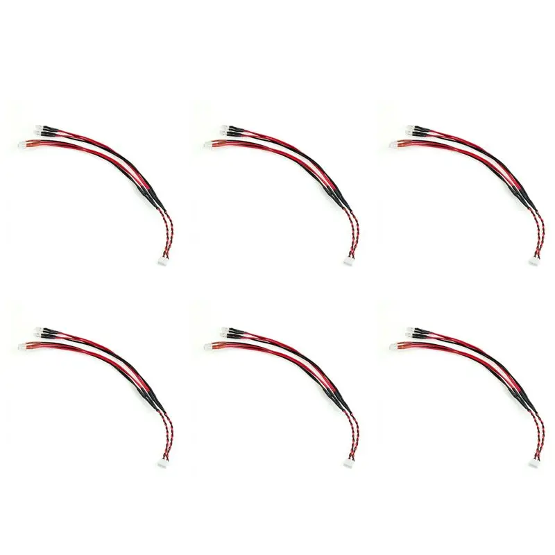 BEDW-6X RC Car LED Light Headlights And Taillights For Kyosho Mini-Z AWD MA020 MR03 FWD RWD 1/28 RC Car Upgrade Parts