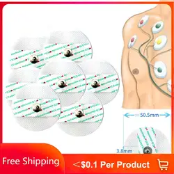 ECG Monitor Lead EKG ECG Electrodes Electrodes Medical Disposable Electrode Patch EKG Accessories Non-woven ECG