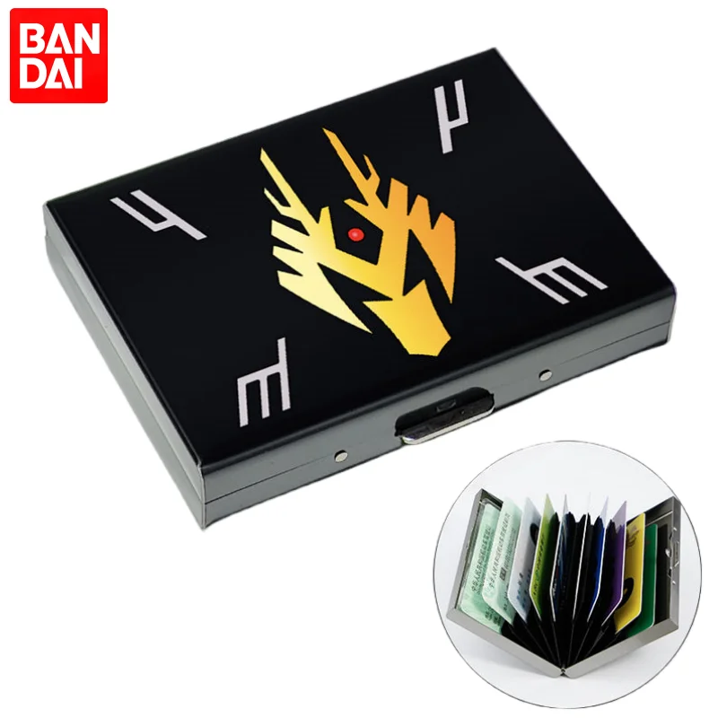 

Kamen Rider Anime Metal Card Holder Creative Personalized Anti-Degaussing Anti-Theft Bank Card Holder Cool Storage Box Boys Gift