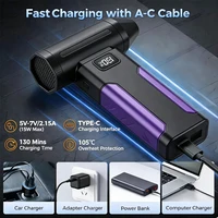 160000RPM Turbo Fan High Power Jet Fan Air Duster Motor Variable Speed Dust Blower Brushless Clean Tool Handheld Air Mini Blower