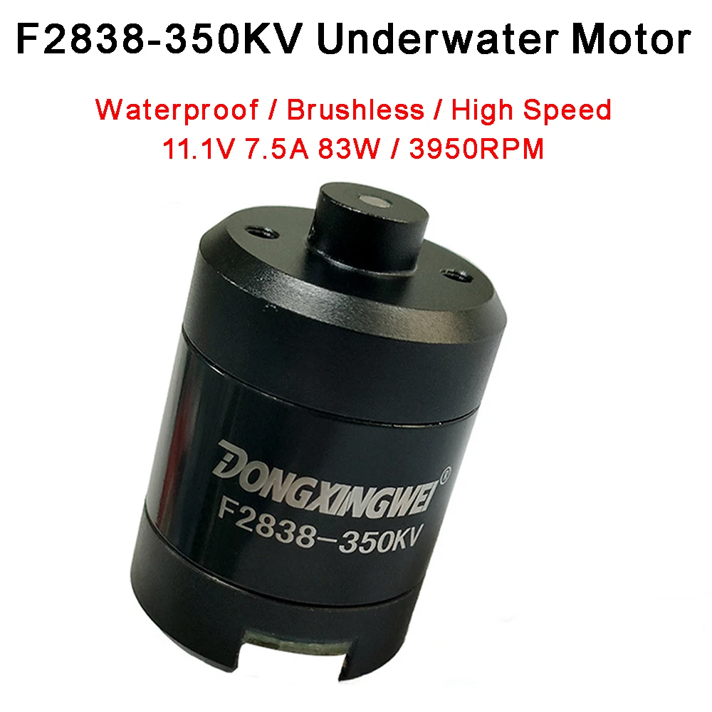 

F2838-350KV Submarine Brushless Motor 83W 11.1V ROV Thruster Diving Equipment ModelUnderwater Propeller Waterproof Handheld