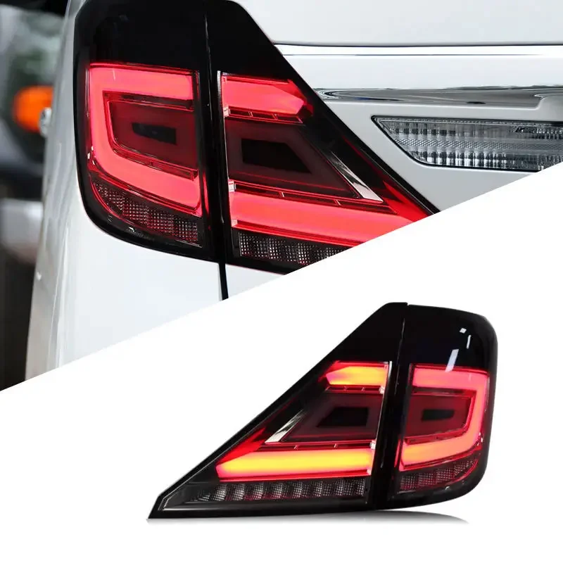 For 2009-2014 Alphard LED Tail Lamps Red Lens Color with Blue Light 12V Car Modification and Upgrade  Condition