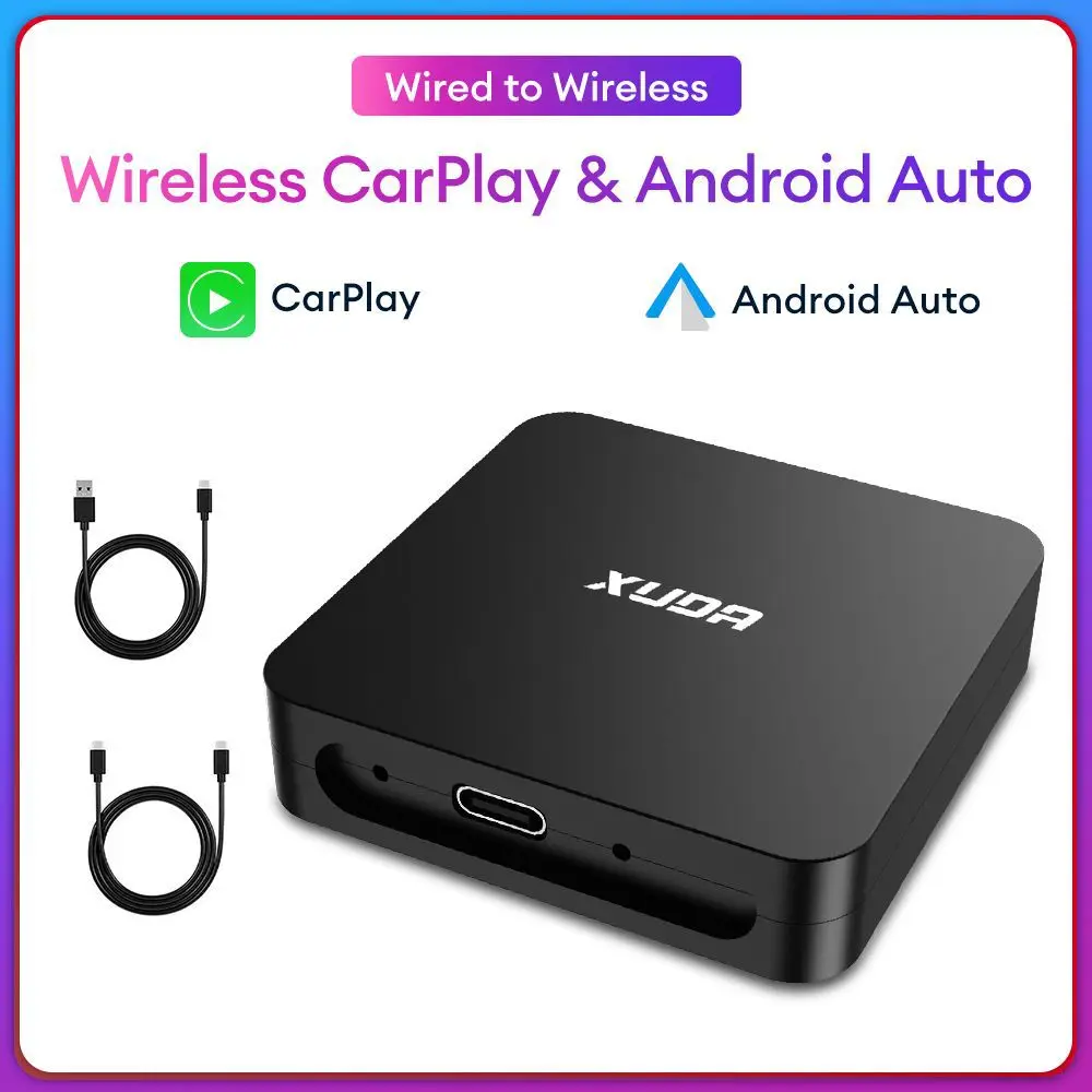 

Wireless CarPlay Android Auto Wireless Adapter Spotify 2 in 1 Smart Mini Box For Mazda Toyota Mercedes Peugeot Volvo Accessories