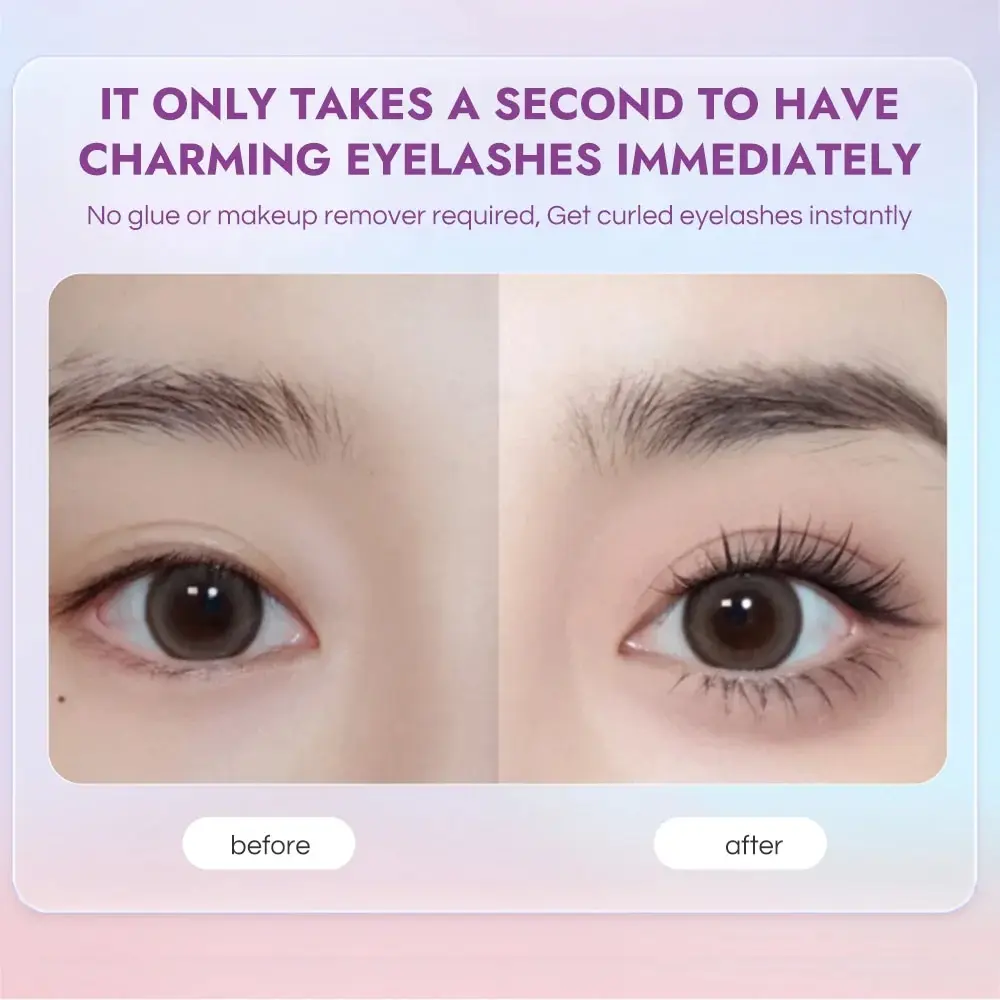 New EYELASH No Glue Needed Self Adhesive Cluster Lash Diy Adhesive Cluster Lashes Extension Reusable Glue-free Lashes Trial Pack