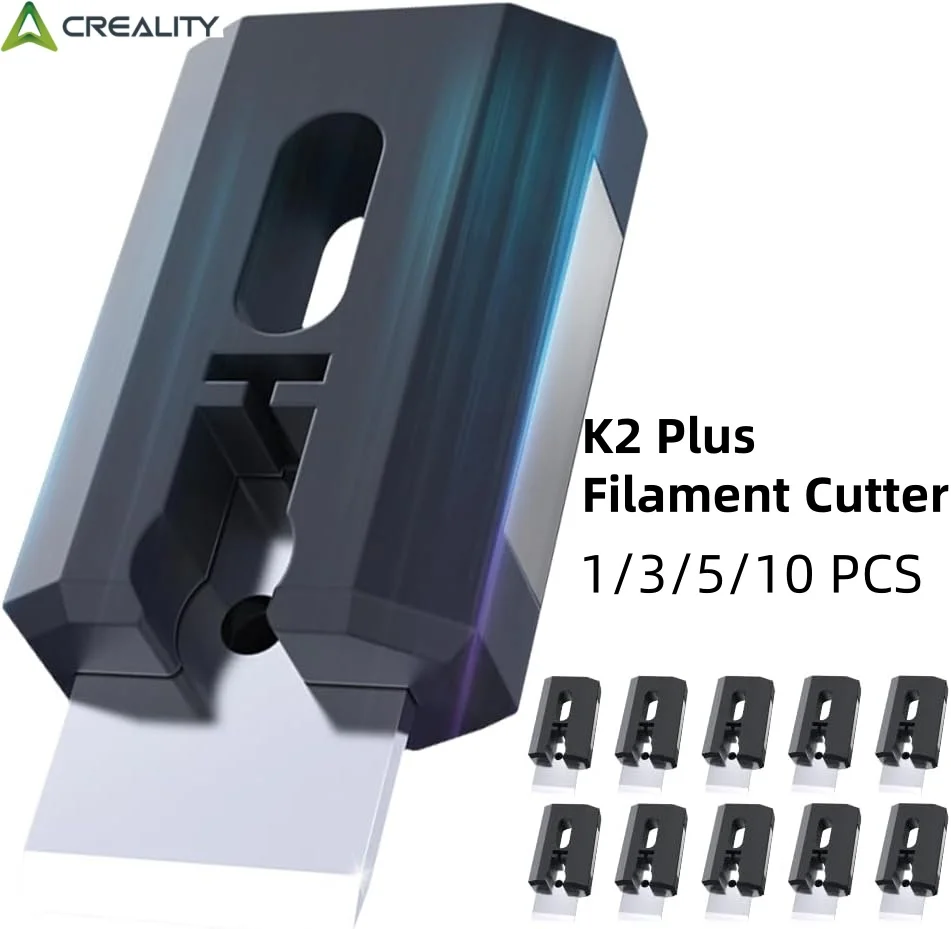 Creality Original K2 Plus Combo Filament Cutter, High Durability and Quick Replacement Filament Cutter Module for 3D Printers