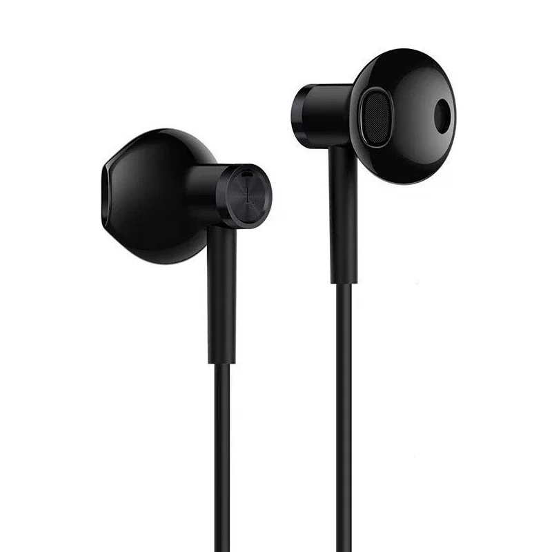

Наушники Xiaomi с двумя драйверами, двойные динамические драйверы, тяжелые басы, кристально-прозрачные, вокальные, пассивные, с шумоподавлением, проводные наушники