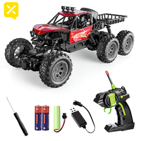 4WD 2.4G Model High-Speed Off-road RC Car With LED Light Remote Control Climbing Vehicle Outdoor Trucks Car Gifts Toys Boys Kids