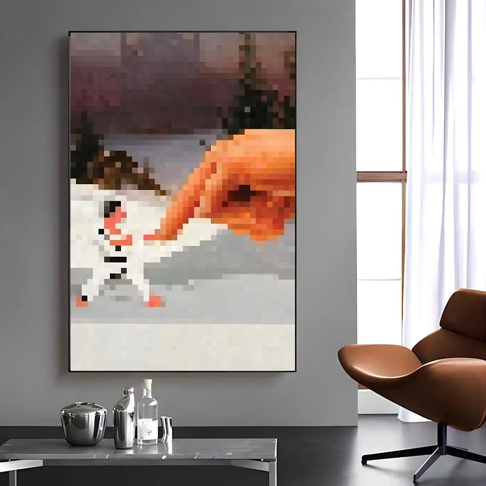 Game MC Painting Painting Calligraphy Canvas Painting Art For Bathroom, Living Room Home Wall Decor Picture view 3
