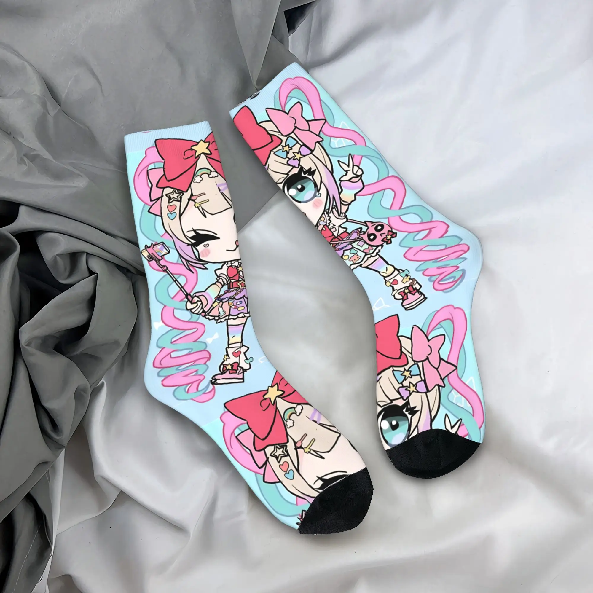 

Новые мужские носки, повседневные женские носки для видеоигр Needy Streamer Overload Kangel, женские носки с графическим рисунком, весна-лето, осень-зима,